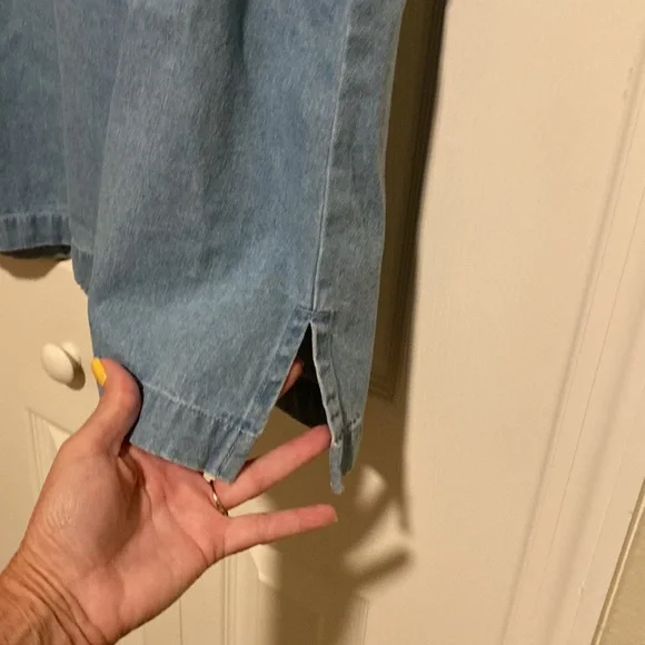 NWT…Adorable Meets Comfy Jean Dress Size PL - Picture 4 of 6